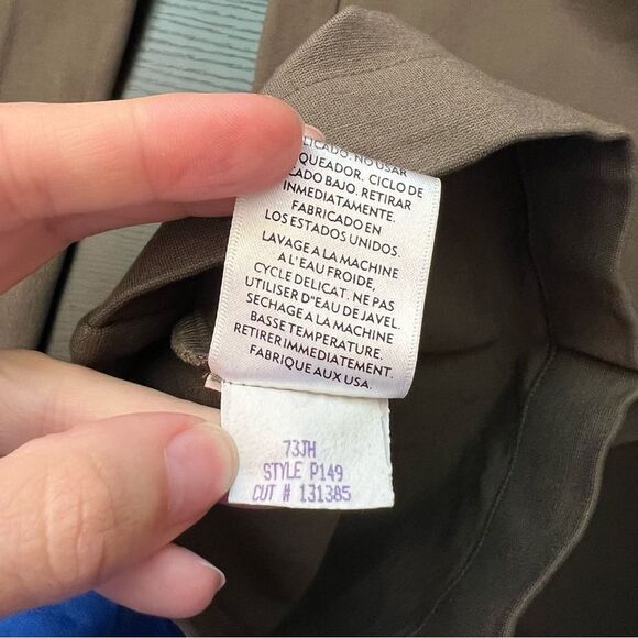 ✨ Eileen Fisher Gray Pull On Dress Pants Small Style P149 - Picture 7 of 10